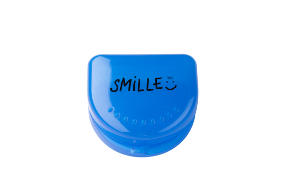 SMILLE tmavě modrá schránka na rovnátka