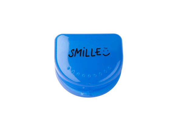 SMILLE tmavě modrá schránka na rovnátka