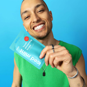 Pop Iced Mint Teeth Whitening Strips, bělicí pásky na zuby (7x2 ks)