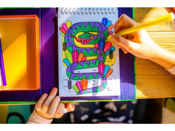 Kreativní sada omalovánek Hidden Pattern - zvířata