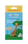 Bob a Bobek Zvířáček dětská zubní nit, 20 ks v balení