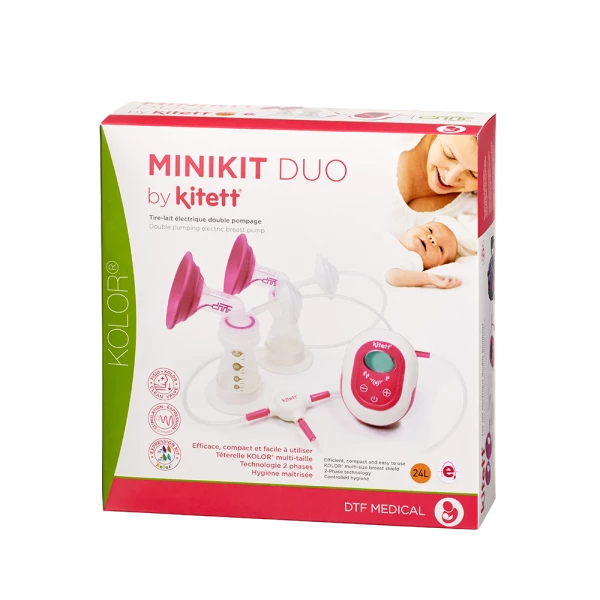 Elektrická odsávačka mateřského mléka KITETT MINIKIT DUO vel. 24 mm L