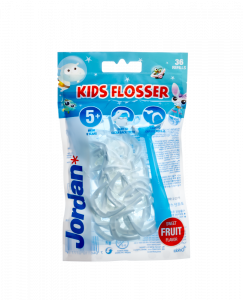 Jordan dětský flosser, luk s nití pro mezizubní čištění, 36 ks