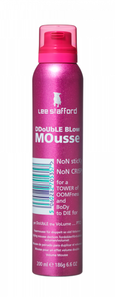 Lee Stafford Double Blow Volumizing Mousse pěnové tužidlo na vlasy pro dvojitý objem, 200 ml