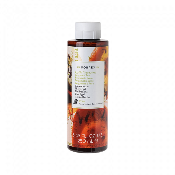 KORRES sprchový gel s bergamotem a hruškou, 250 ml