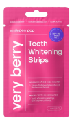 Pop Very Berry Teeth Whitening Strips, bělicí pásky na zuby (7x2 ks)