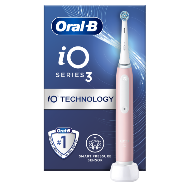 Oral-B iO Series 3 Blush Pink elektrický zubní kartáček