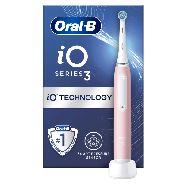 Oral-B iO Series 3 Blush Pink elektrický zubní kartáček
