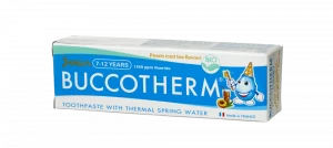Buccotherm BIO Junior zubní pasta pro školáky, ledový čaj, 50 ml
