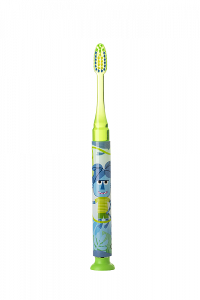 GUM Light-Up Jungle Buddies dětský blikající zubní kartáček (od 6 let)