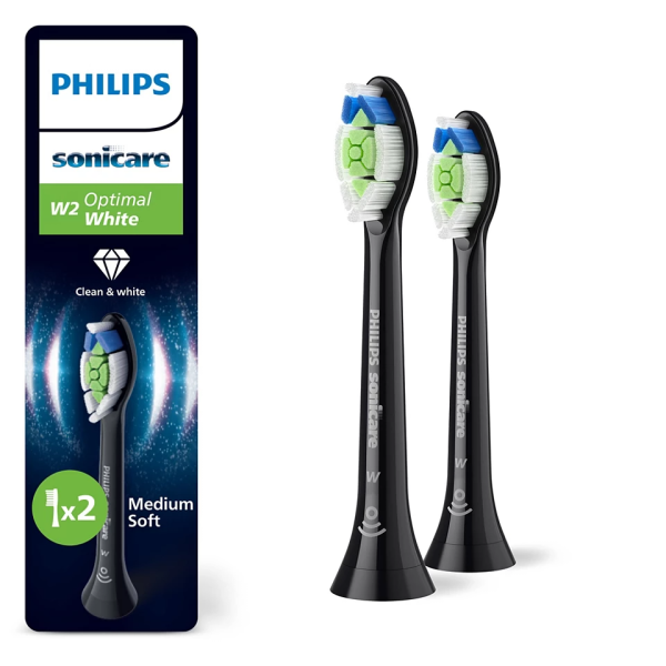 Philips Sonicare Optimal White, Balení 2 ks hlavic kartáčku, HX6062/88