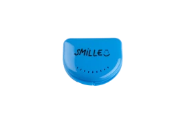 SMILLE mini schránka na nosiče nebo rovnátka světle modrá