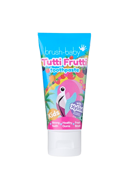 Brush-baby Tutti Frutti Flamingo, dětská zubní pasta, 3-6 let, 50 ml