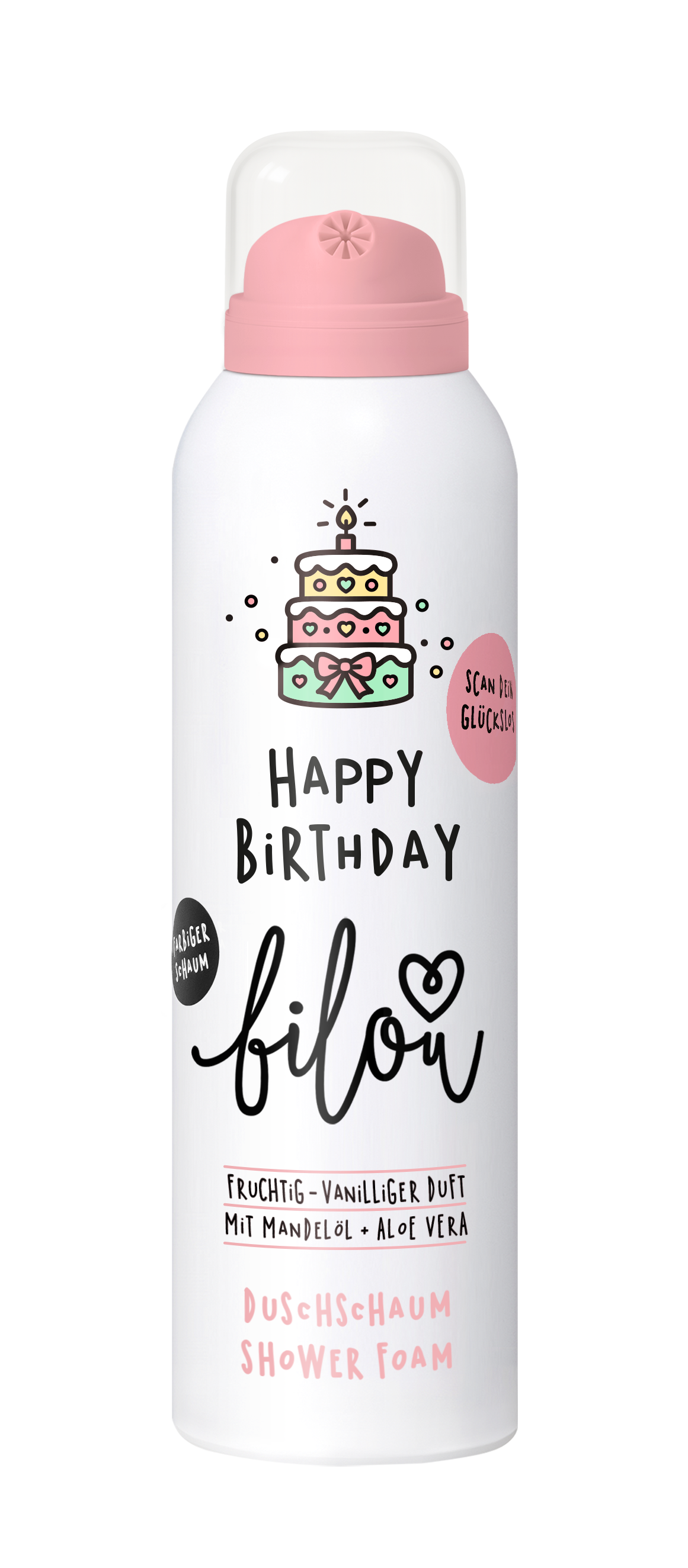 BILOU Sprchová pěna Happy Birthday, 200 ml
