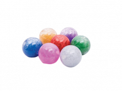 Smyslové třpytivé koule, různé barvy, 1 ks