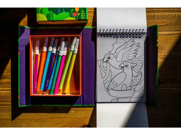 Kreativní sada omalovánek Hidden Pattern - zvířata