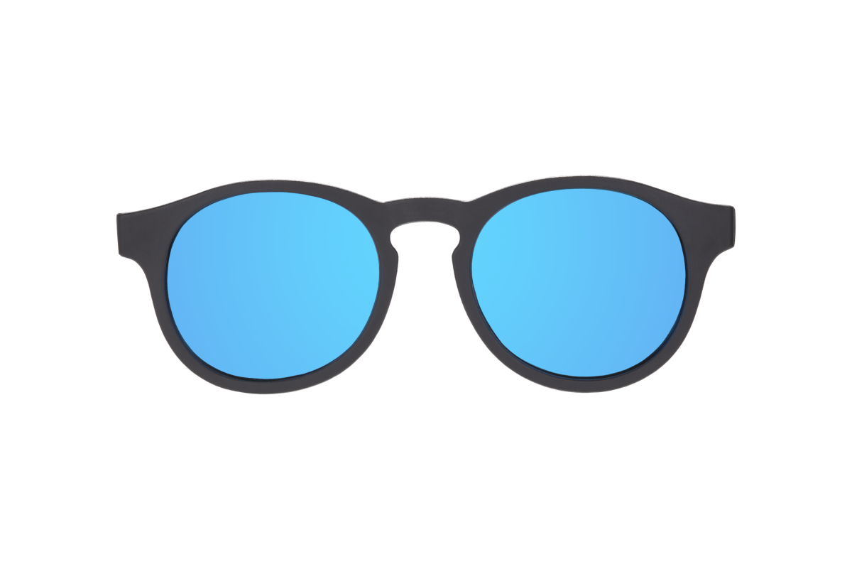 BABIATORS Polarized Keyhole Jet Black, polarizační zrcadlové sluneční brýle, černé, 3-5 let