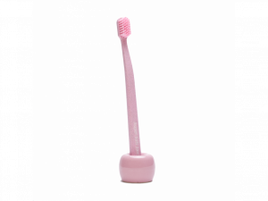 Roots keramický stojánek na zubní kartáček, růžový