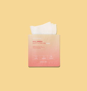 Kocostar a.m. Sunday Happy Hydrogel Mask Hydratační pleťová maska, 1 ks