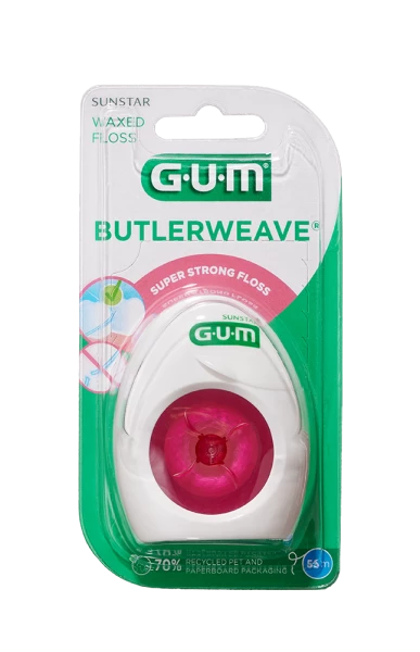 GUM Weave zubní nit voskovaná, 55 m
