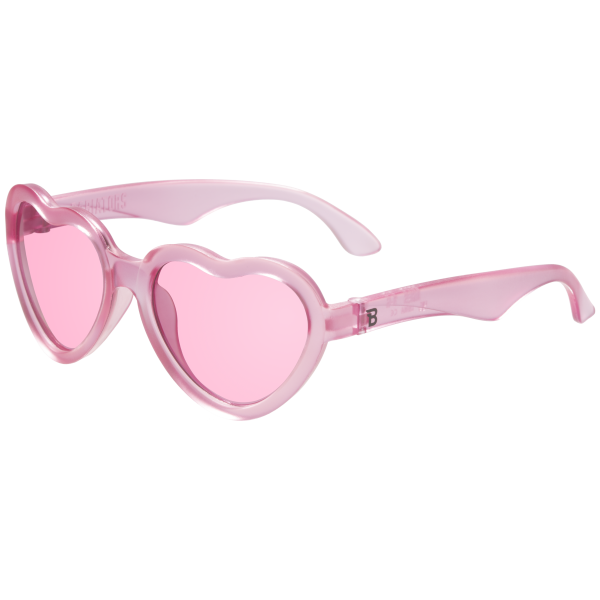 BABIATORS Hearts Fuchsia Haze, sluneční brýle fuchsiové, 0-2 roky