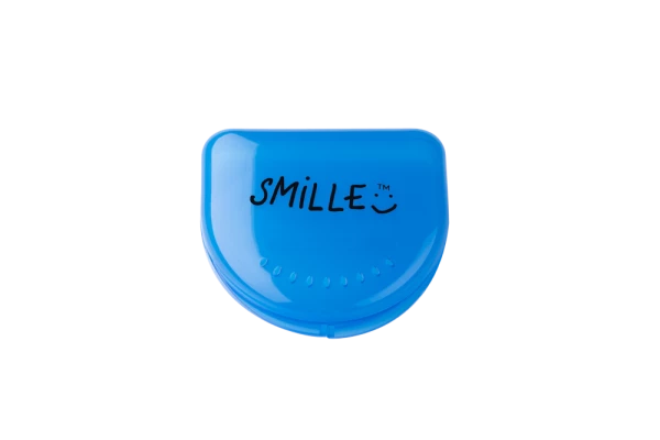 SMILLE mini schránka na nosiče nebo rovnátka tmavě modrá