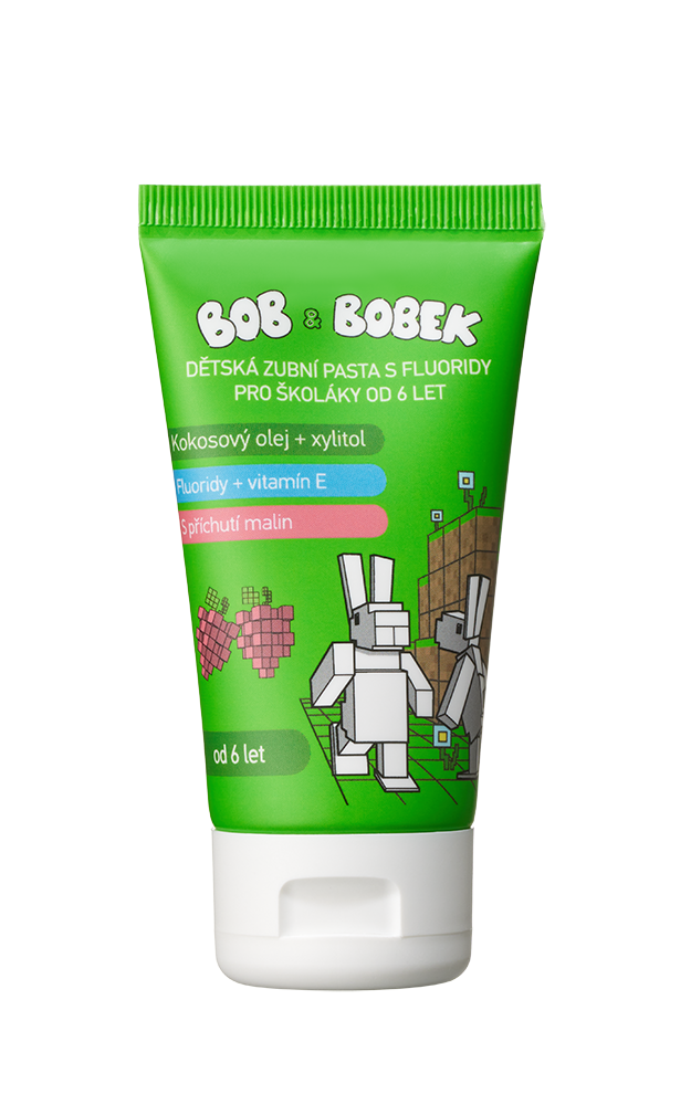 Bob a Bobek KRAFT – Fakt hustý čištění! Zubní pasta pro školáky 6+, 50 ml