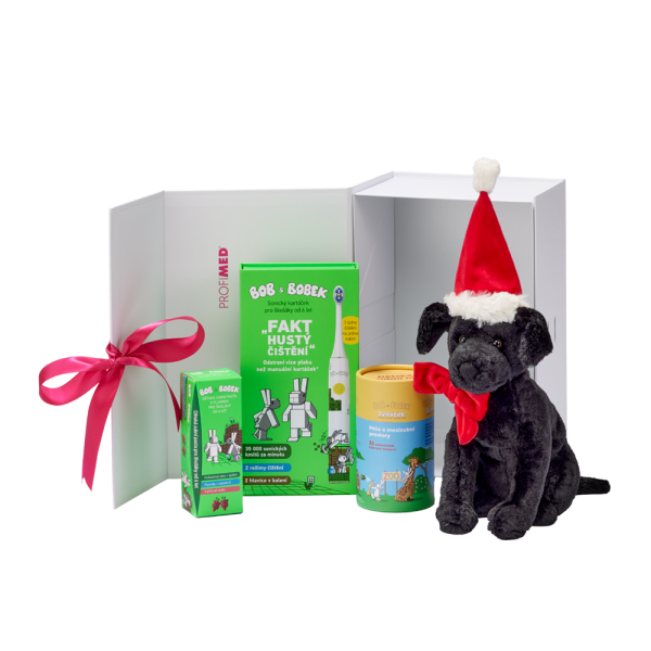 Vánoční dárkován sada BOB A BOBEK KRAFT x JELLYCAT Labrador Pippa
