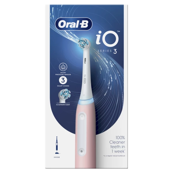 Oral-B iO Series 3 Blush Pink elektrický zubní kartáček