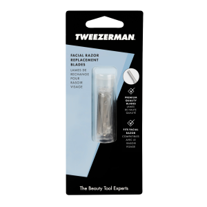 Tweezerman Facial Razor – náhradní břity pro holítko na chloupky obličeje