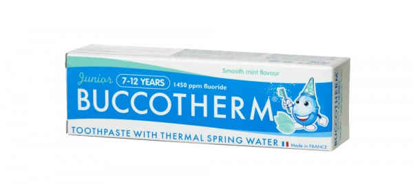 Buccotherm Junior zubní pasta pro školáky, jemná mátová, 50 ml