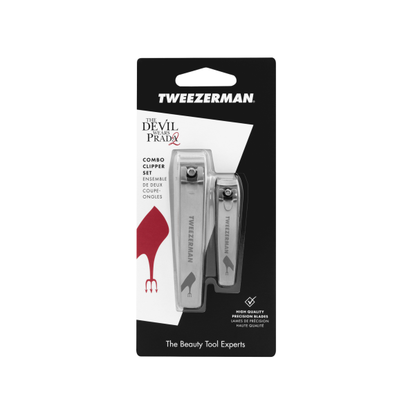 Tweezerman Combo Clipper Set - kleštičky na nehty na rukou a nohou z limitované edice Devil Wears Prada