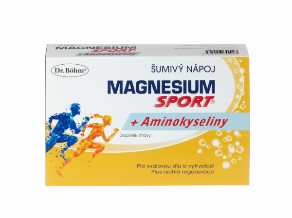 Dr. Böhm Magnesium Sport + aminokyseliny, 14 sáčků