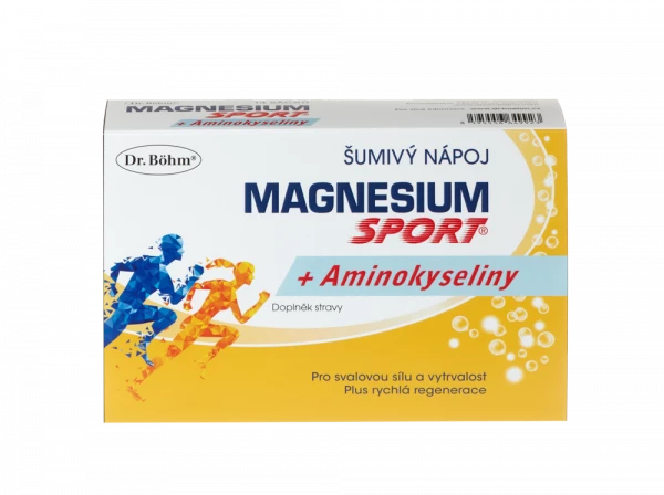 Dr. Böhm Magnesium Sport + aminokyseliny, 14 sáčků