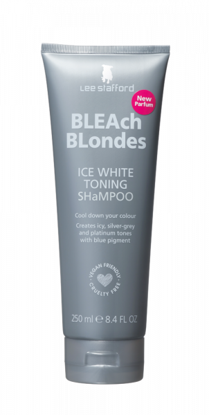 Lee Stafford Bleach Blondes Ice White šampon pro ledový odstín blond vlasů, 250 ml