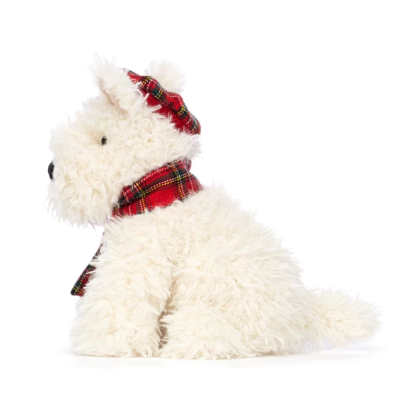 Jellycat Pes skotský teriér v zimě 21 cm