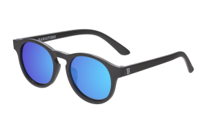 BABIATORS Polarized Keyhole Jet Black, polarizační zrcadlové sluneční brýle, černé, 3-5 let