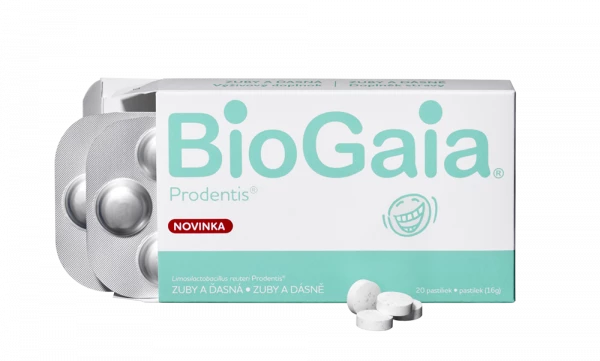 BioGaia ProDentis orální probiotikum bez cukru, 20 pastilek