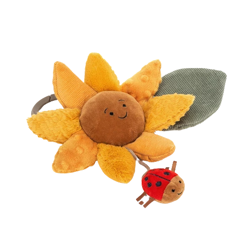 Jellycat hrající slunečnice 10 cm