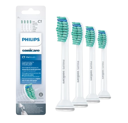 Philips Sonicare ProResults HX6014/07 Standardní velikost hlavice sonického kartáčku, 4 ks