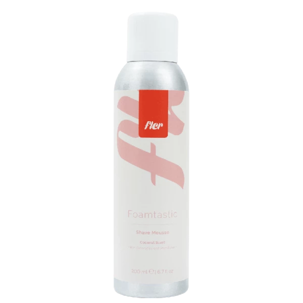 FLER Foamtastic Coconut pěna na holení s kokosovým olejem a bambuckým máslem, 200 ml