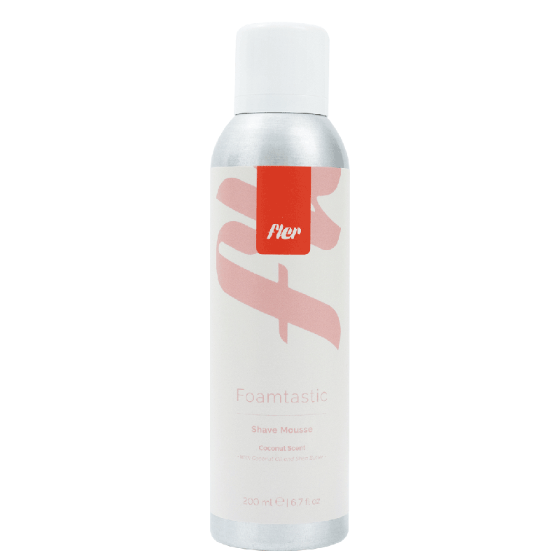 FLER Foamtastic Coconut pěna na holení s kokosovým olejem a bambuckým máslem, 200 ml