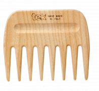 Tek AFRO COMB hřeben s širokými zuby přírodní