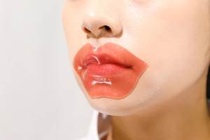 Kocostar Rose Lip Mask Hydrogelová maska na rty, 20 ks