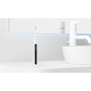 Oclean X Lite Grey sonický kartáček, šedo-růžový