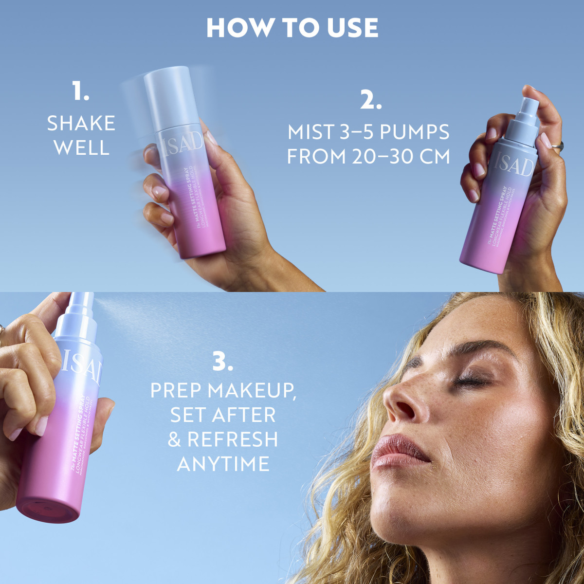 ISADORA The Matte Setting Spray, matující fixační sprej