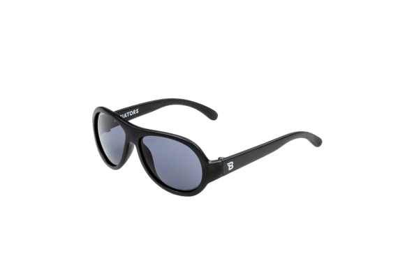 BABIATORS Original Aviators Jet Black, sluneční brýle černé, 3-5 let