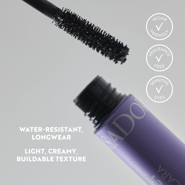 ISADORA The 10 Sec High Impact Lift & Curl Mascara 02 Intense Black,  řasenka pro natočení a oddělení řas