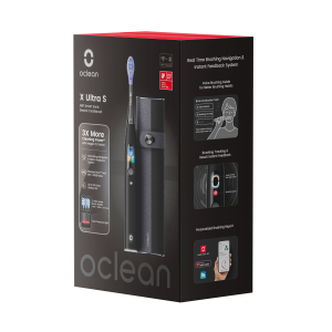 Oclean X Ultra Set Black pouzdro a sonický kartáček, černý