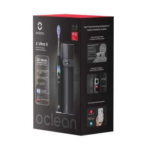 Oclean X Ultra Set Black pouzdro a sonický kartáček, černý